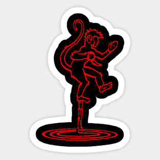 Monkey Stick - Red Sticker